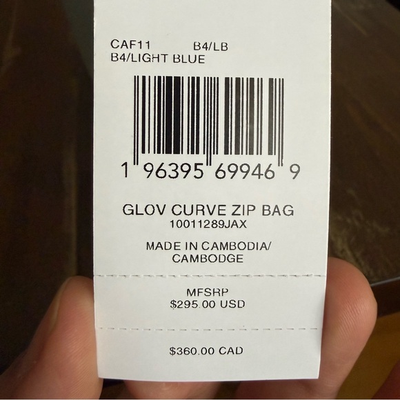 Coach Curve Zip in Light Blue NWT - Picture 10 of 10